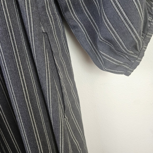 Reifhaus Striped Midi Dress Size Small Lagenlook Made in USA - Picture 6 of 10